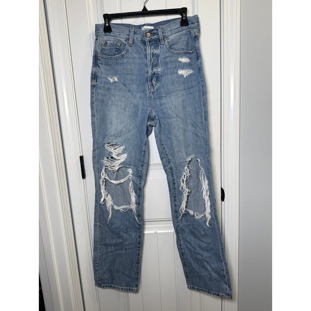 Pistola Cassie Super Hi Rise Distressed Straight Leg Streetwear 27 Anthropologie
